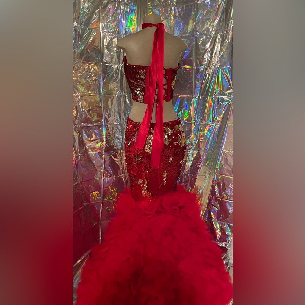 Red Bomb shell dress for prom or special event